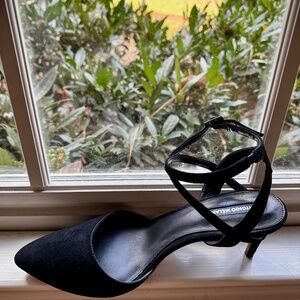 Antonio Melani BLACK  Real Suede upper, leather lined/sole, Mornay 2.5 inch heel